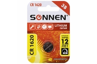   CR1620 1  ", , " SONNEN Lithium  , 455599 