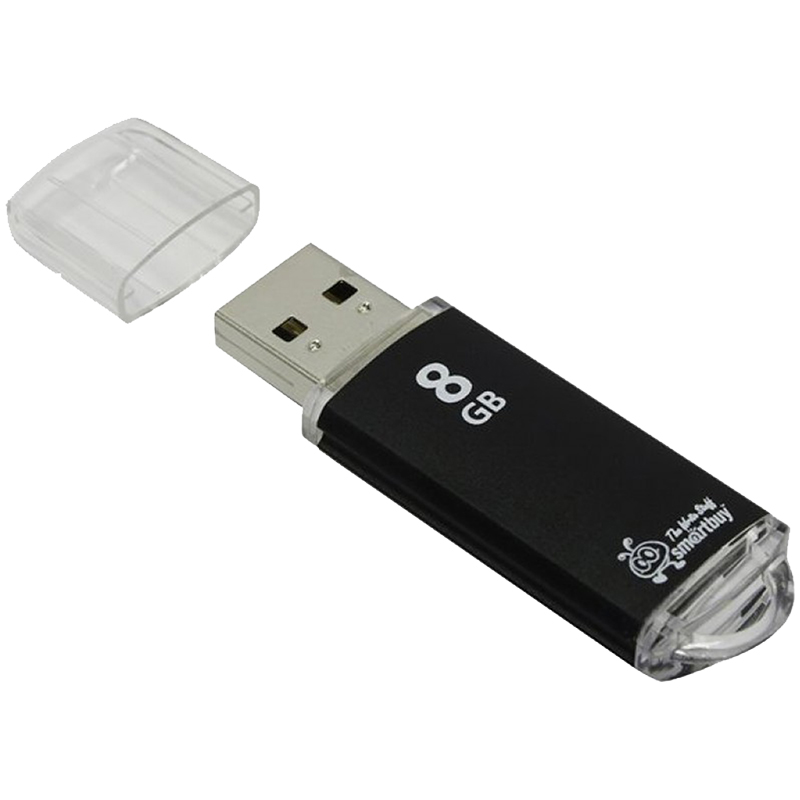  Smart Buy "V-Cut"  8GB, USB 2.0 Flash Drive 